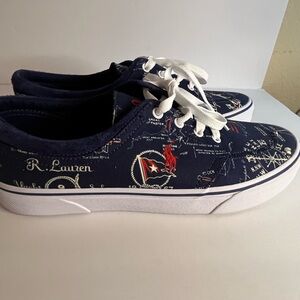 Polo Ralph Lauren faxon X canvas sneakers size 9